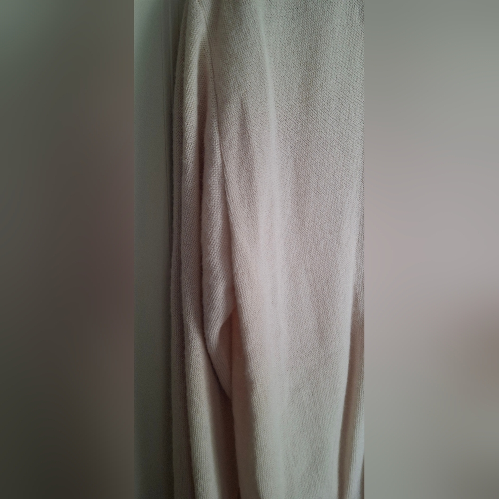 The Fox CollectionKint Cream Button-Up Cardigan knit cardigan XL(46)orlon Acrili - Picture 9 of 10